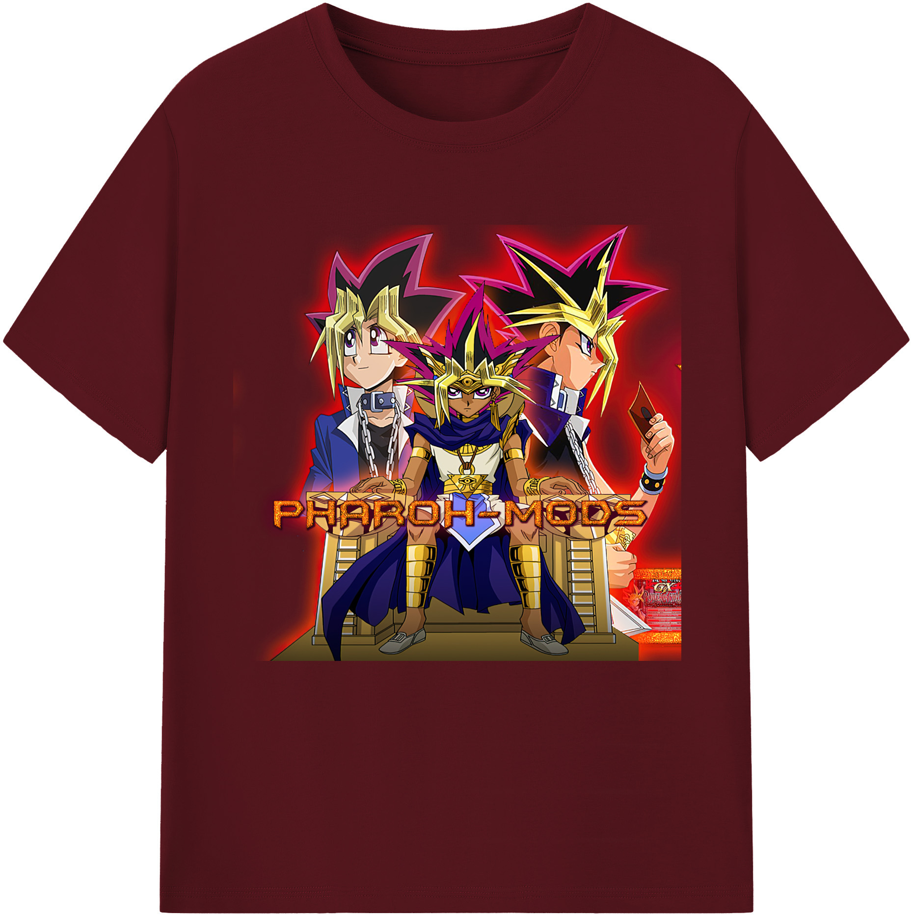 （画像用） 遊☆戯☆王 Yu-Gi-Oh! 綿100％半袖Tシャツ（フロントプリント）